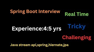 Spring Boot and microservices interview live  how is replied by the candidate during discussion [upl. by Revlis]