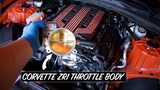 6th Gen ZL1 gets HUGE Throttle Body [upl. by Ttej]