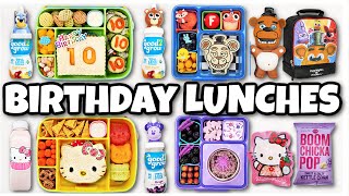 School Lunch TAKEOVER 🎂 Lilys Birthday Lunches  Bunches of Lunches [upl. by Lanna]