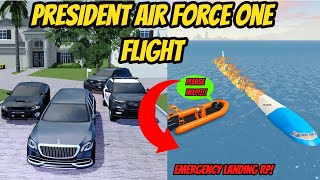 Southwest Florida Roblox l President Plane Trip EMERGENCY LANDING Rp [upl. by Littell]