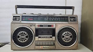 national Panasonic RX  5235 amp 4band radio stereo cassette recorder 9023321435 [upl. by Thessa178]