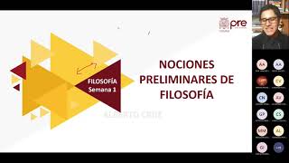 Filosofía  Semana 01  Pre San Marcos Ciclo 2022II [upl. by Schnell]