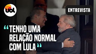 Renan Calheiros sobre Lula quotTenho uma relação normalquot [upl. by Yecam]