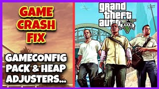 How to Install Gameconfig PackFile Limit Adjuster and Heap Adjuster for GTA 5 2023 [upl. by Enicar]