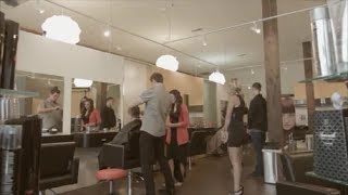 Beauty School amp Barber College  Johnny Matthews Hairdressing Training School [upl. by Elizabet]