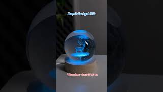 Color Changing LED 3D Crystal Ball – Deer  Royal Gadget BD [upl. by Brinn635]