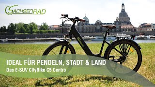 SachsenRAD ESUV CityBike C5 Centro mit Diebstahlsicherung [upl. by Neicul]