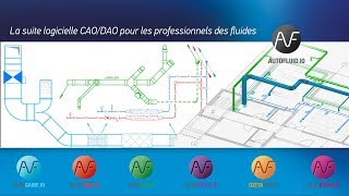 AUTOFLUID 10  Logiciel MEP  CVC et Plomberie 2D3D [upl. by Sedgewick936]