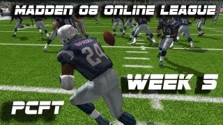 Lets play Madden 08  PCFT Online Competitive League Play  Episode 1 [upl. by Gerstein509]