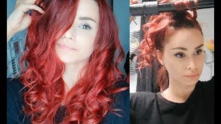 CAPELLI MOSSI IN 10 MINUTI  Vlog 2552019 [upl. by Anawqahs]