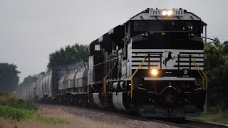 HD June 2016 Trains w BNSF CN CP NS UP Amtrak amp CSXT [upl. by Sigfried]