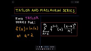 ❖ Taylor and Maclaurin Series  lnx ❖ [upl. by Race]