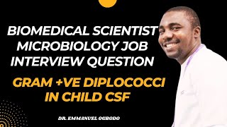 BMS MICROBIOLOGY QUESTION  GRAM POSITIVE DIPLOCOCCI IN CHILD CSF II 2GOODBMSJOBS II DR E C OGBODO [upl. by Aibat]