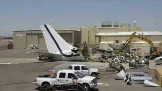 Boeing 727 Demolition [upl. by Darleen]