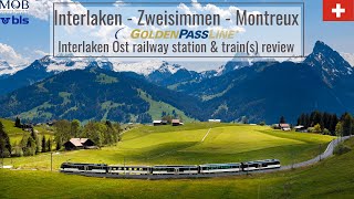 Golden Pass Line from Interlaken via Spiez amp Zweisimmen to Montreux part 2 of the Golden Pass Line [upl. by Rbma]