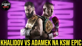 Tomasz Adamek vs Mamed Khalidov na KSW Epic [upl. by Nnayhs854]