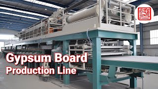 Efficient Gypsum Board Manufacturing Machines and Production Line Explained  Gypsum board [upl. by Milde]