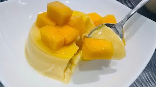 My Family’s Favorite Refreshing Mango Jelly Pudding…Easy 10 Minutes Recipe 芒果布丁 [upl. by Nailimixam581]