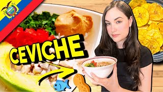 Sasha Grey Making ECUADORIAN Fish Ceviche With Peanut Sauce 🐟🥜 [upl. by Asseram55]