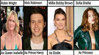 Damsel Movie Full Cast Real Name Milie Bobby Brown New 2024 Movie World Celebrities [upl. by Barrie]