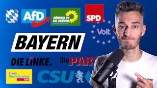 Landtagswahl Bayern Alle Wahlprogramme einfach erklärt AfD Grüne amp Co [upl. by Jestude405]