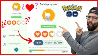 ⚡Cómo CALCULAR Cuántos CORAZONES FALTAN para LLEGAR al MEJOR COMPAÑERO en Pokemon Go【2021】 [upl. by Dusza]