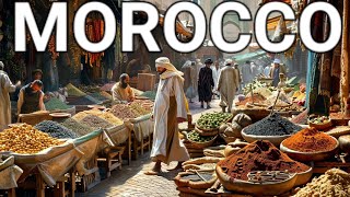 🇲🇦 CASABLANCA MOROCCO MOROCCAN STREET FOOD CASABLANCA CITY WALKING TOUR HUBOUS  NEW MEDINA 4K [upl. by Turmel543]