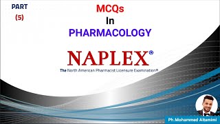 NAPLEX exam  Part5  MCQs NABP pharmacology [upl. by Germana186]