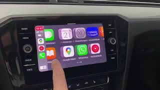 WIRELESS APP CONNECT  APPLE CARPLAY IM VW [upl. by Soinski]