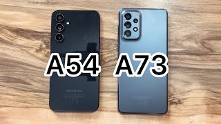 Samsung Galaxy A54 vs Samsung Galaxy A73 [upl. by Azial861]