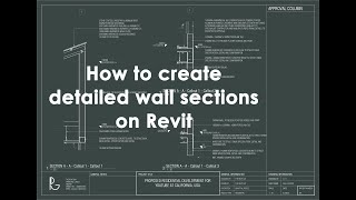 How to create detailed wall sections [upl. by Zilef]