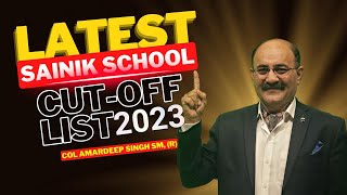 Here is the Latest Sainik School Cut Off List 2023  Sainik school cut off 2023 class 6 and class 9 [upl. by Gilbart]