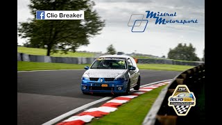 750 Motorclub  Ktec Racing Clio 182  Oulton Park Int Race 2  050920  David Garside Car 44 [upl. by Cristi]