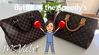 COMPARISON LV Speedy 30 Classic Monogram vs Damier Ebene Which One is Better ProsConsReview [upl. by Hubbard]