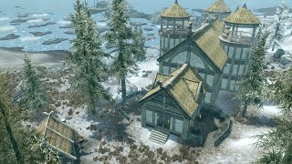 Skyrim Hearthfire DLC  Building Winstad Manor Morthal House Guide [upl. by Tullius]