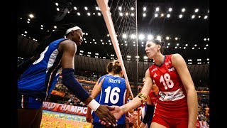 Boskovic vs Egonu  Serbia vs Italy Final FIVB World Championship 2018 [upl. by Ahsenahs58]