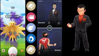 Giovanni Counters Persian Kangaskhan Zapdos Team GO Rocket  Pokémon GO [upl. by Namdor361]