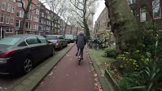 Bike with me Rotterdam bike tour in winter 4K [upl. by Ylra]