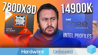 Ryzen 7 7800X3D vs Intel Core i914900K ExtremePerformance Profiles Updated Testing [upl. by Artemis]