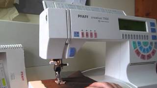 Pfaff 7550 Sewing Machine [upl. by Dode607]