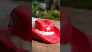 Cowboy Hat colour🤠explorepage art reels clay clayartistry booktok astheticvlog viral fyp [upl. by Bena]