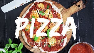 PIZZA MARGHERITA MET VEGAN MOZZARELLA  Lets Vegan [upl. by Ahseket]