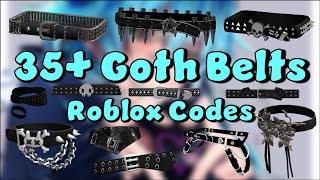 35 Goth Belts Roblox Codes for Brookhaven Bloxburg HSl and Berry avenue [upl. by Wardieu]