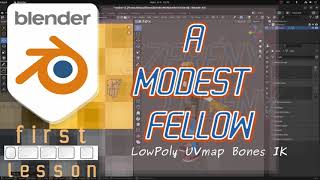 Blender First Lesson A modest fellow [upl. by Anerb]