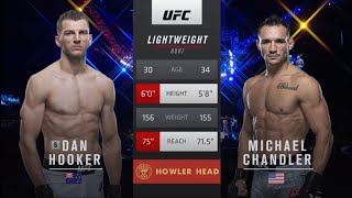 Dan hooker vs Michael Chandler Full Fight [upl. by Catton]