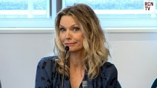 Michelle Pfeiffer Interview The Family Premiere [upl. by Annaitsirk]