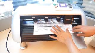 How to adjust blades Foison cutting plotter [upl. by Tniassuot]