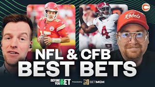 NFL WEEK 4 PICKS amp BEST BETS  CFB WEEK 5 BETS WITH BRAD POWERS [upl. by Walliw404]