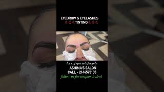 Eyebrow Tinting amp Eyelashes Tinting [upl. by Nemrac]