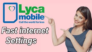 Lyca mobile data network Settings  lyca mobile 5G [upl. by Schouten]